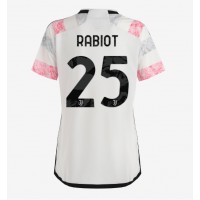 Fotbalové Dres Juventus Adrien Rabiot #25 Dámské Venkovní 2023-24 Krátký Rukáv